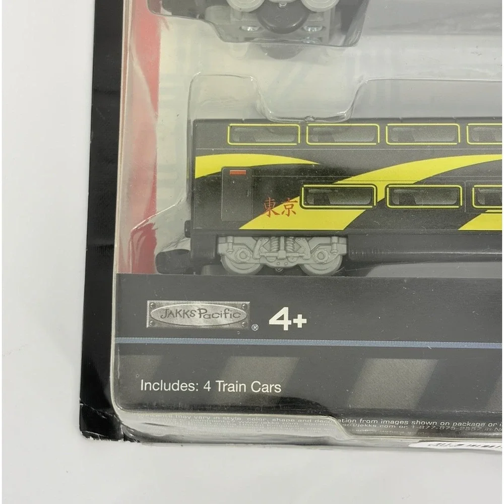 New Power Trains Tokyo Bullet 4 Pack Series 3 Jakks Pacific Train Cars